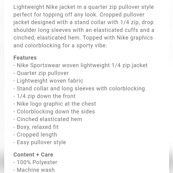 NWT Womens Nike Lightweight Jacket - Picture 5 of 5